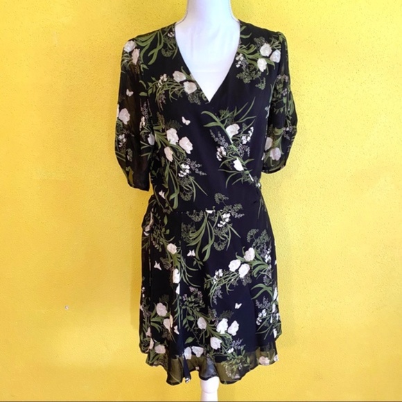 NWT REFORMATION Monica Wrap Dress L - Picture 4 of 7